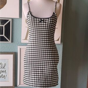 Edikted Connie Gingham Mini Dress